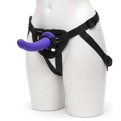 Lovehoney Advanced Unisex Strap-On Harness Kit mit 7 Zoll G-Punkt Dildo